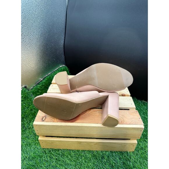 Trary- Nude -Open Toe Heels- Size 9 - Picture 10 of 10
